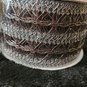 🦩 Wire edge ribbon metallic New